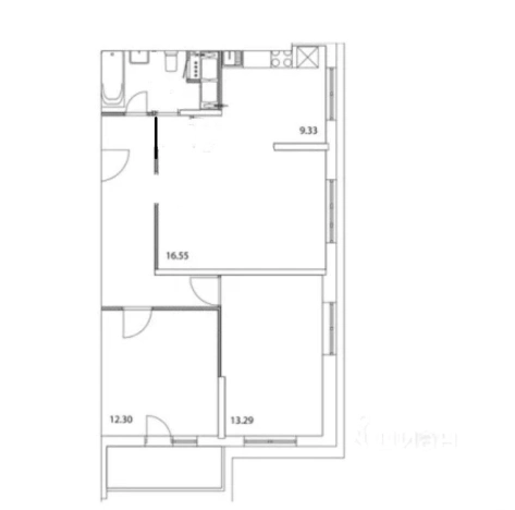 Купить трехкомнатную квартиру в СЗАО в Москве. Вариант № 1736452, 38, площадь -  квм, цена 22949000 рублей