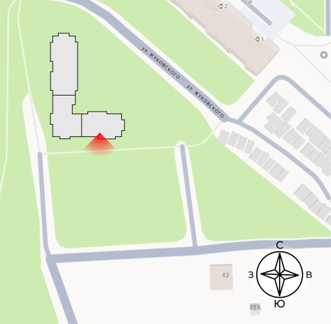 Купить Студию в новостройках в Владимирской области. Вариант № 124982, 1, площадь -  квм, цена 4342730 рублей