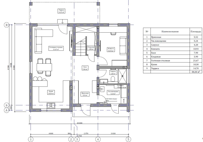 Купить дом на улице Средний переулок в Калининграде. Вариант № 9158249, 9, площадь -  квм, цена 7490000 рублей