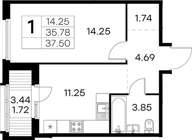 Купить квартиру в новостройках в ЖК GloraХ Парголово в Санкт-Петербурге. Вариант № 4807366, 0, площадь -  квм, цена 8599999 рублей
