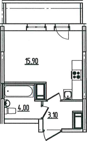 Купить Студию в ЖК Гавань Капитанов в Санкт-Петербурге. Вариант № 6480495, 0, площадь -  квм, цена 6765000 рублей