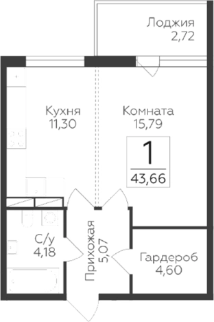 Купить однокомнатную квартиру в ЖК Финский квартал в Ленинградской области. Вариант № 9630390, 0, площадь -  квм, цена 5921169 рублей