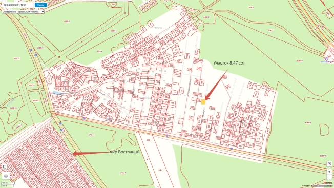 Купить земельный участок в Тобольске. Вариант № 7516114, 1, площадь -  квм, цена 300000 рублей