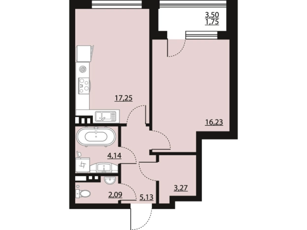 Купить Студию в Воронеже. Вариант № 8721473, 0, площадь -  квм, цена 8363516 рублей