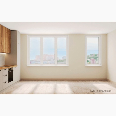 Купить двухкомнатную квартиру в ЖК "7Я" в Владивостоке. Вариант № 9769195, 5, площадь -  квм, цена 15652000 рублей