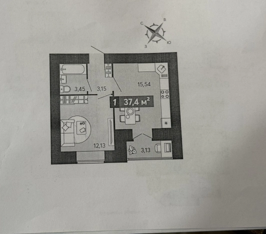 Купить однокомнатную квартиру в ЖК Жилой комплекс "8 Марта" в Пензе. Вариант № 4832410, 0, площадь -  квм, цена 3900000 рублей