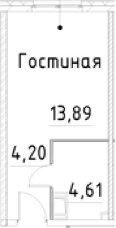 Купить Студию в новостройках на улице проспект Большевиков в Санкт-Петербурге. Вариант № 7596197, 0, площадь -  квм, цена 4946832 рублей