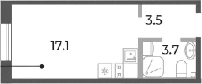 Купить Студию на вторичке в ЖК Neva Haus в Санкт-Петербурге. Вариант № 5254626, 0, площадь -  квм, цена 16007220 рублей