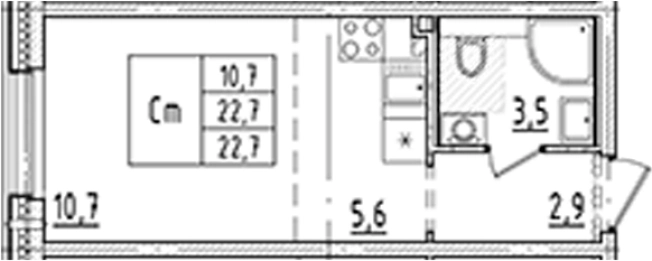 Купить Студию в новостройках в ЖК Большая Охта в Санкт-Петербурге. Вариант № 6243849, 0, площадь -  квм, цена 7860692 рублей
