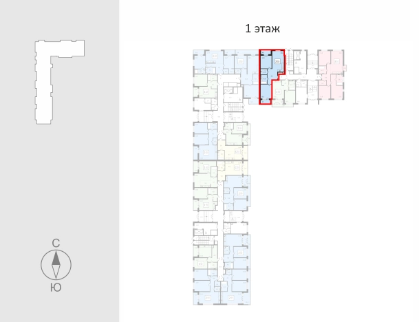 . Вариант № 130666, 1, площадь - 90.99 квм, цена 9099000 рублей