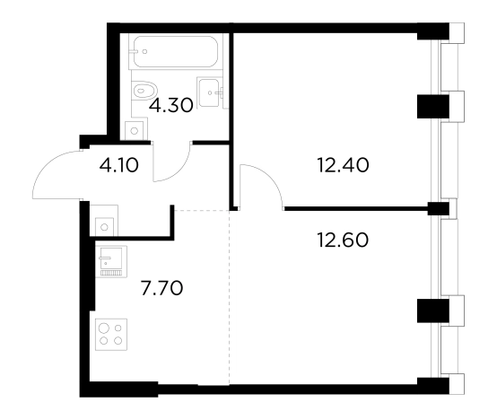 Купить двухкомнатную квартиру в районе Войковский в Москве. Вариант № 9103555, 1, площадь -  квм, цена 22546600 рублей