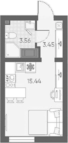 Купить Студию в новостройках в ЖК Морская миля в Санкт-Петербурге. Вариант № 6889058, 0, площадь - квм, цена 7050647 рублей
