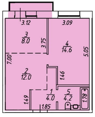 Купить квартиру в ЖК Стрижи Сити в Иркутске. Вариант № 78131, 0, площадь -  квм, цена 7867200 рублей