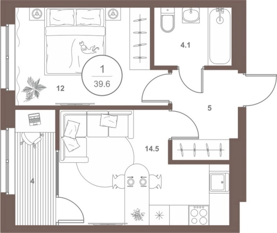 Купить квартиру в ЖК Жилой комплекс "Upgrade Family" в Пензенской области. Вариант № 4006994, 0, площадь -  квм, цена 4251000 рублей