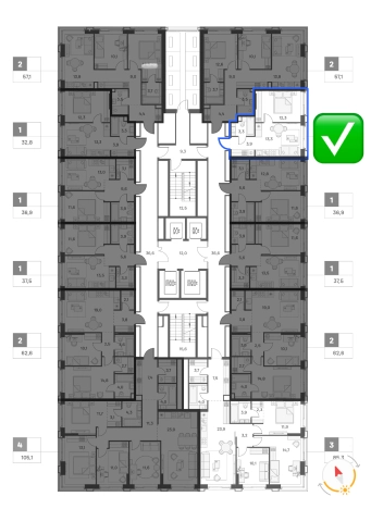 Купить квартиру в Москве. Вариант № 9813848, 7, площадь -  квм, цена 22990000 рублей