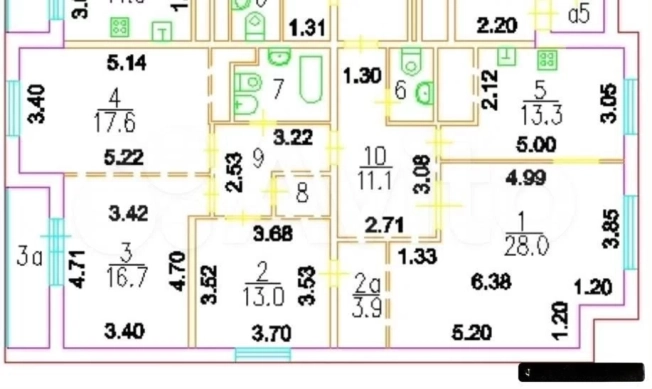 Купить квартиру в Москве. Вариант № 9125918, 0, площадь -  квм, цена 80000000 рублей