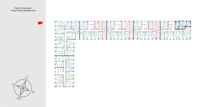 Купить двухкомнатную квартиру в новостройках в Владимирской области. Вариант № 9520072, 1, площадь -  квм, цена 11322000 рублей