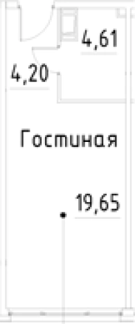Купить Студию в новостройках на улице проспект Большевиков в Санкт-Петербурге. Вариант № 9327567, 0, площадь -  квм, цена 5844860 рублей
