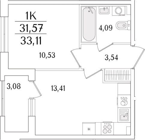 Купить двухкомнатную квартиру в новостройках в ЖК Гранат в Санкт-Петербурге. Вариант № 6258522, 0, площадь -  квм, цена 10683933 рублей
