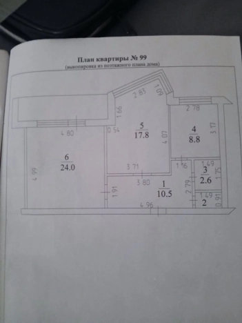 Купить квартиру в Кемерове. Вариант № 8904800, 18, площадь -  квм, цена 6250000 рублей