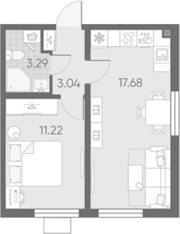 Купить двухкомнатную квартиру в новостройках в ЖК Морская миля в Санкт-Петербурге. Вариант № 6890400, 0, площадь -  квм, цена 9960754 рублей