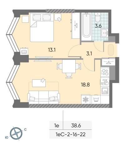 Купить квартиру у метро ЗИЛ в Москве. Вариант № 4836756, 0, площадь -  квм, цена 22014429 рублей