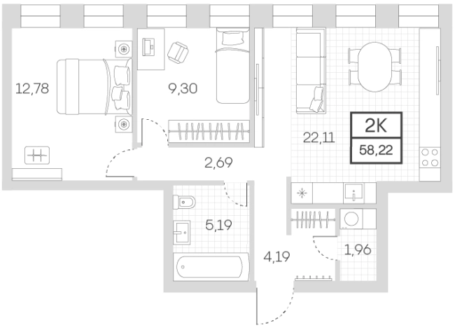 Купить трехкомнатную квартиру в ЖК Insider в Москве. Вариант № 78545, 0, площадь -  квм, цена 26199000 рублей