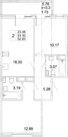 Купить трехкомнатную квартиру в ЖК Аэросити в Санкт-Петербурге. Вариант № 8999206, 0, площадь -  квм, цена 9509400 рублей