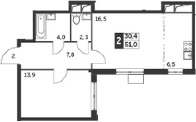 Купить квартиру в ЖК Римский в Московской области. Вариант № 95360, 0, площадь -  квм, цена 11626374 рублей