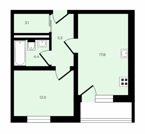 Купить квартиру в Коврове. Вариант № 10123336, 0, площадь -  квм, цена 6400000 рублей