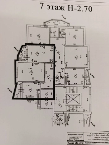 Купить квартиру в Калининграде. Вариант № 10092395, 15, площадь -  квм, цена 6900000 рублей