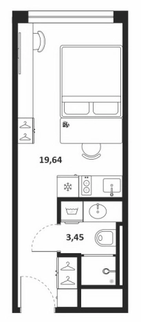 Купить Студию в ЖК SAAN в Санкт-Петербурге. Вариант № 9149156, 0, площадь -  квм, цена 8008800 рублей