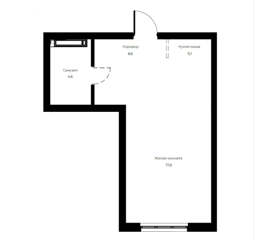 Купить Студию в ЖК Жилой комплекс "Wellart City" в Пензе. Вариант № 1302058, 0, площадь - квм, цена 5161680 рублей