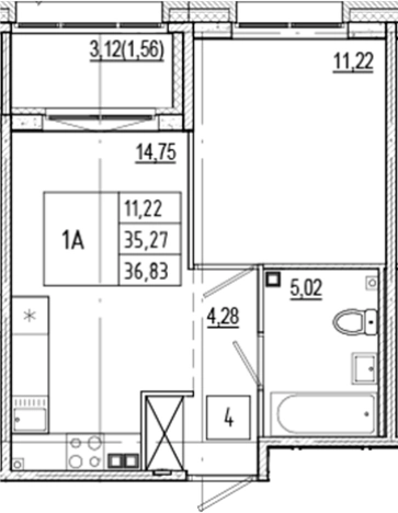 Купить двухкомнатную квартиру в ЖК Ranta Residence в Санкт-Петербурге. Вариант № 6052671, 0, площадь -  квм, цена 16573500 рублей