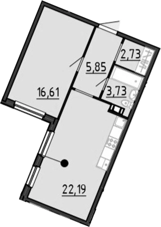 Купить двухкомнатную квартиру на улице Красных Сосен в Кировске. Вариант № 6902349, 0, площадь -  квм, цена 6740200 рублей