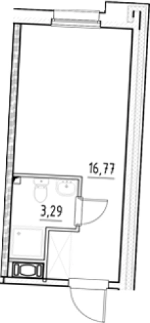 Купить Студию в районе Фрунзенский в Санкт-Петербурге. Вариант № 5558284, 0, площадь -  квм, цена 5916095 рублей