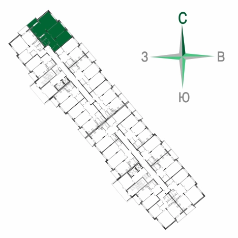 Купить квартиру в новостройках в ЖК "Чайковский" в Коврове. Вариант № 146298, 3, площадь -  квм, цена 7288920 рублей