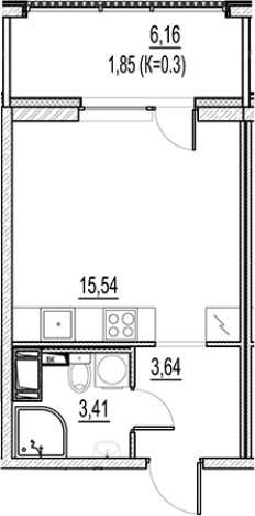 Купить квартиру в новостройках в ЖК Город-спутник Южный в Санкт-Петербурге. Вариант № 6256102, 0, площадь -  квм, цена 4488000 рублей