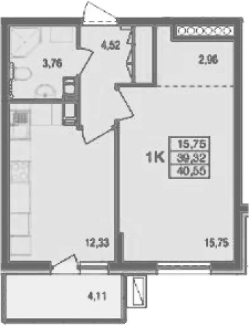 Купить квартиру в ЖК Десятка в Раменском. Вариант № 125564, 0, площадь - квм, цена 8044158 рублей