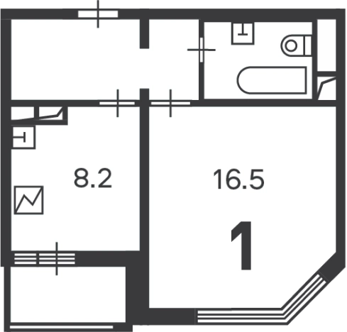 Купить квартиру в Москве. Вариант № 10235267, 2, площадь - квм, цена 20223556 рублей