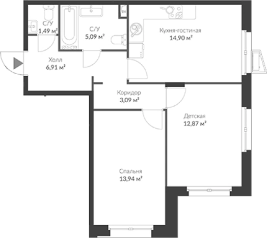 Купить квартиру в новостройках в ЖК Veren Nort Сертолово в Сертолове. Вариант № 8470239, 0, площадь -  квм, цена 9131470 рублей