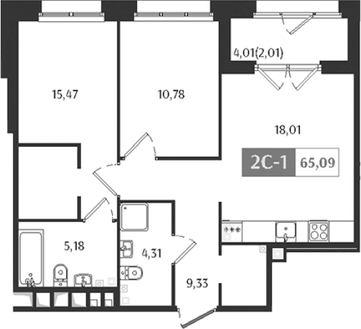 Купить трехкомнатную квартиру в новостройках в ЖК Ranta Residence в Санкт-Петербурге. Вариант № 6054435, 0, площадь -  квм, цена 29941400 рублей