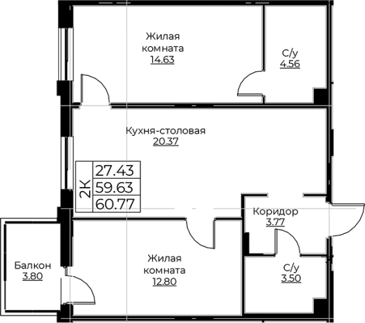 Купить трехкомнатную квартиру в ЖК Тишин в Ленинградской области. Вариант № 8058801, 0, площадь -  квм, цена 10552331 рублей