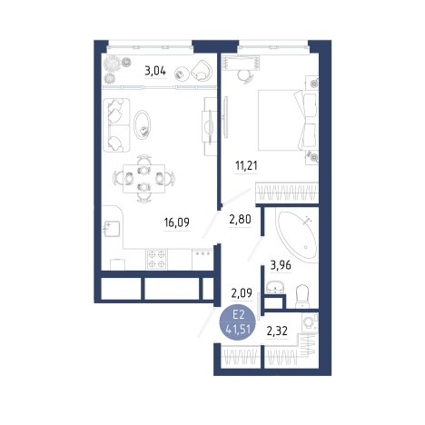 Купить квартиру в новостройках на улице Птицеводов в Рязани. Вариант № 102618, 0, площадь -  квм, цена 4979955 рублей