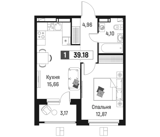 Купить двухкомнатную квартиру в новостройках в ЖК Максималист в Мурине. Вариант № 6867124, 0, площадь -  квм, цена 7563346 рублей