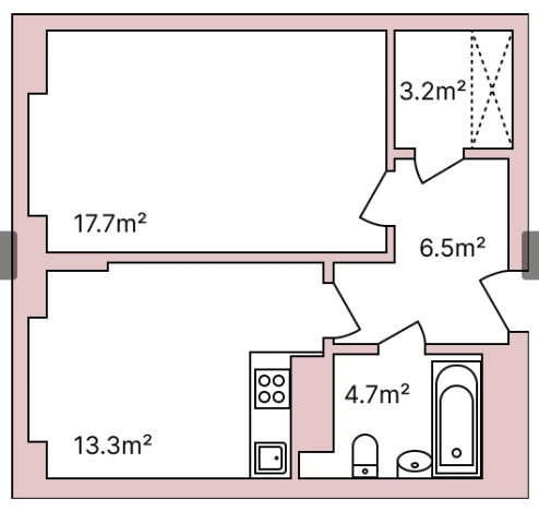 Купить квартиру на улице Соревнования в Нижнем Новгороде. Вариант № 123900, 0, площадь -  квм, цена 14164800 рублей