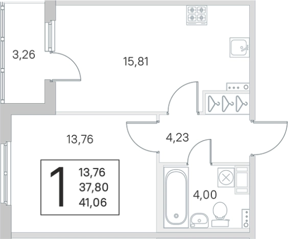 Купить двухкомнатную квартиру в новостройках у метро Проспект Ветеранов в Санкт-Петербурге. Вариант № 6866338, 0, площадь -  квм, цена 9094680 рублей