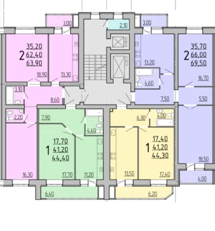 Купить квартиру в новостройках на улице Птицеводов в Рязани. Вариант № 6615455, 0, площадь -  квм, цена 7029000 рублей
