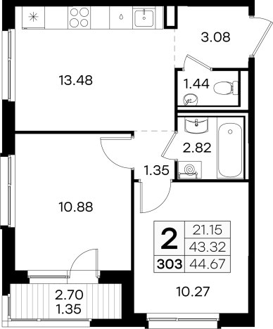 Купить квартиру в ЖК GloraX Новинки в Нижегородской области. Вариант № 137965, 0, площадь -  квм, цена 6129999 рублей