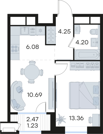 Купить квартиру в ЖК Glorax Черниговская в Нижнем Новгороде. Вариант № 3593152, 0, площадь -  квм, цена 20581079 рублей